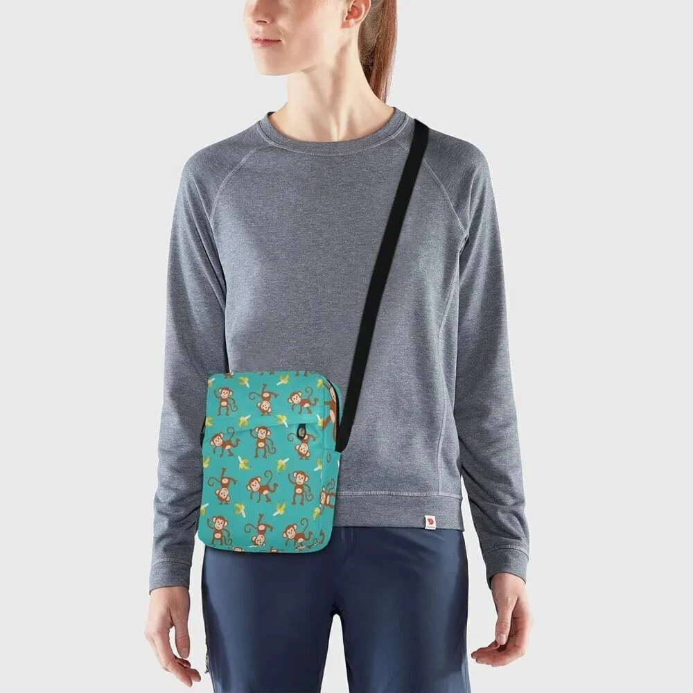 Small Polyester Crossbody Bag Women Men Compact Travel Daily Use